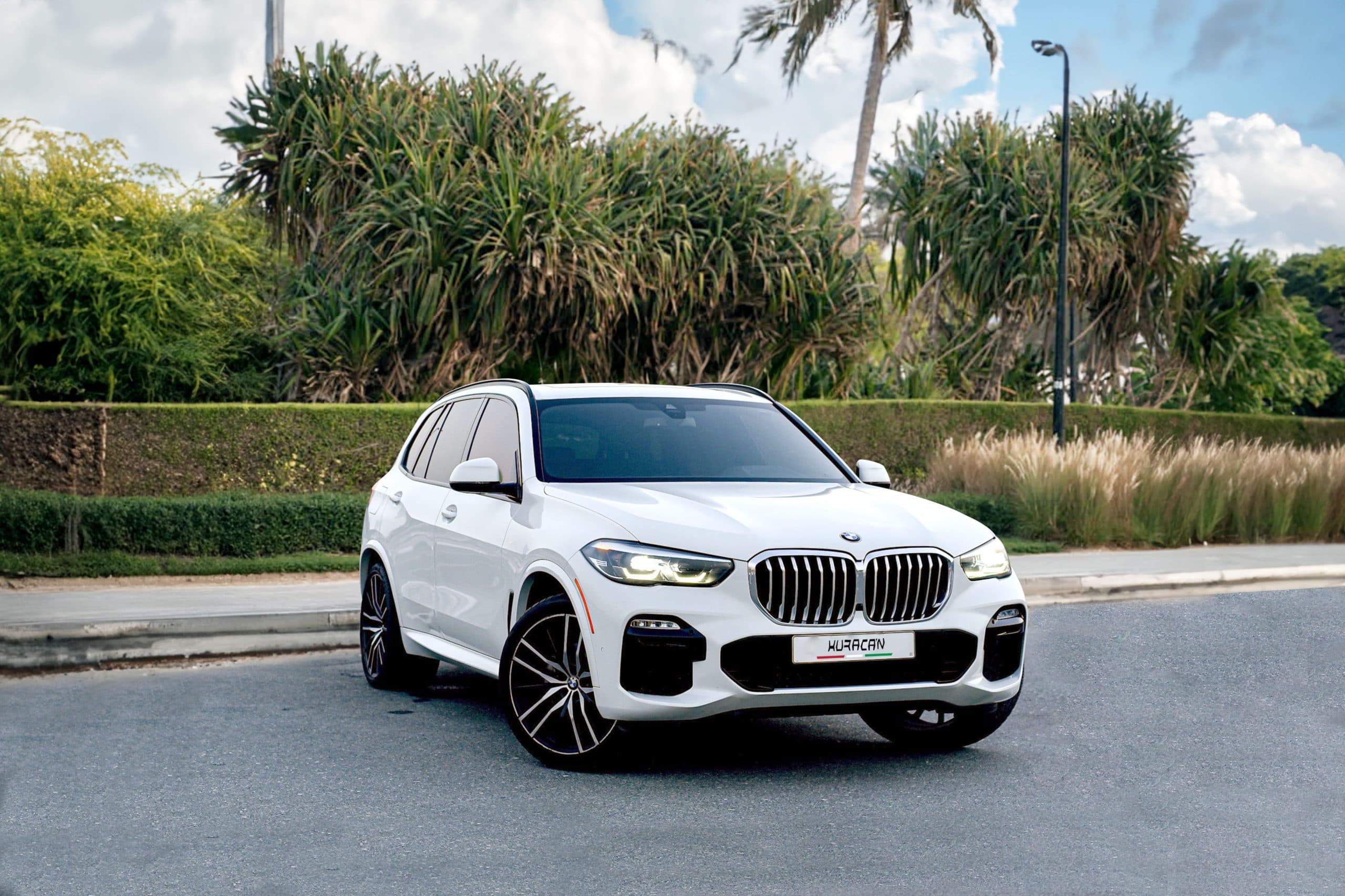 Rent White BMW X5 in Dubai gallery photo 1