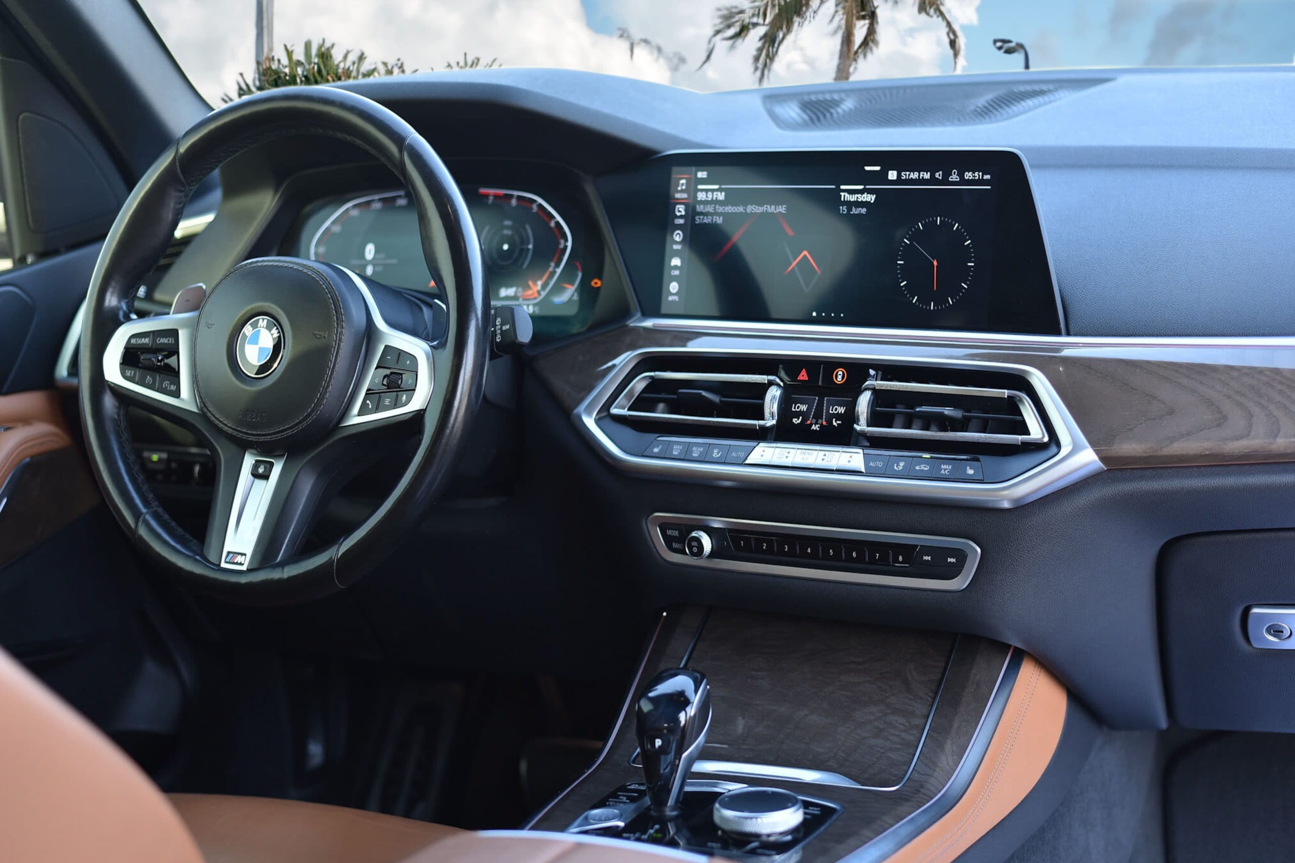 Rent White BMW X5 in Dubai gallery photo 3