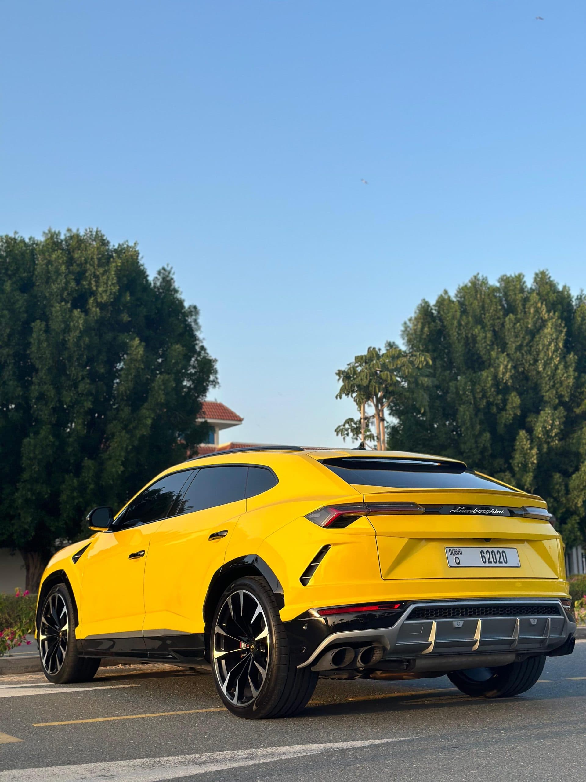 Rent Yellow Lamborghini Urus Dubai gallery photo 4