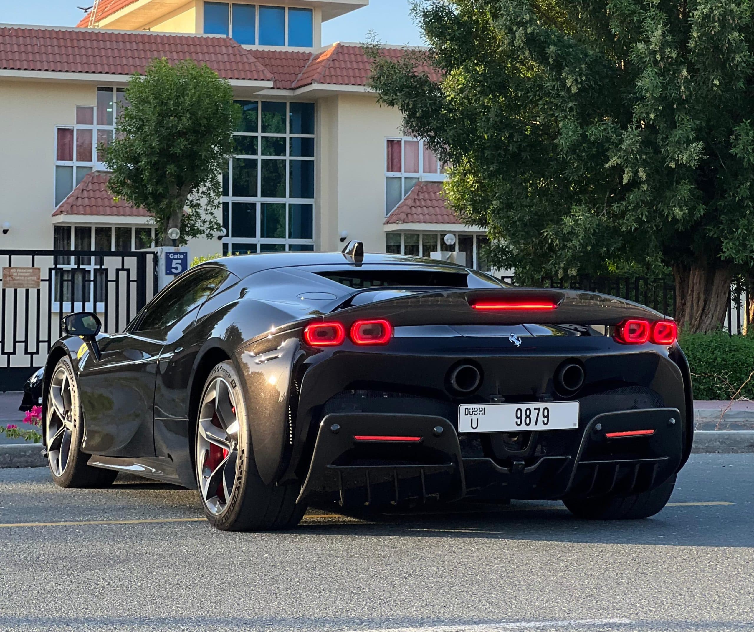 Rent Ferrari SF90 Car in Dubai gallery photo 3