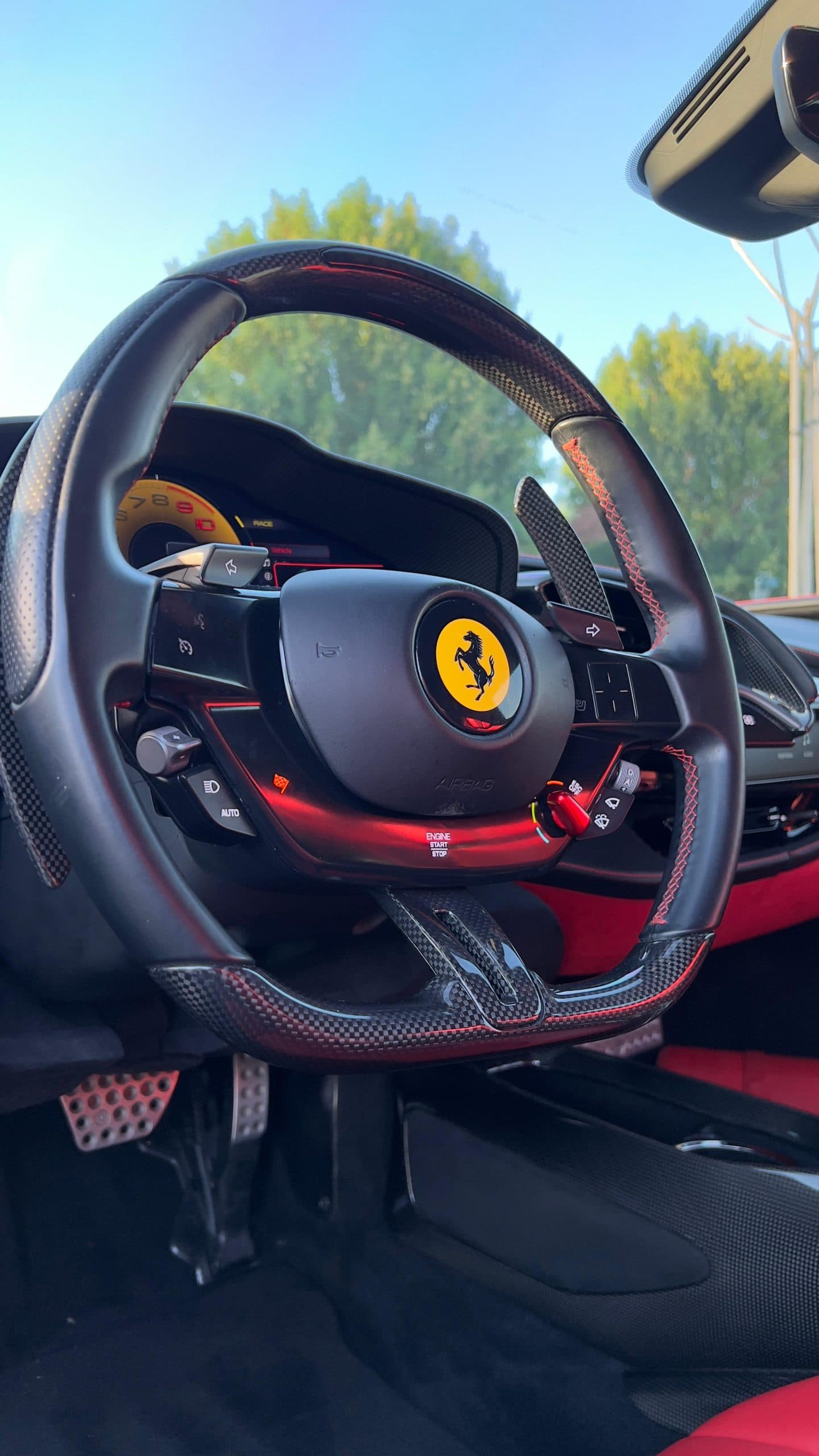Rent Ferrari SF90 Car in Dubai gallery photo 2