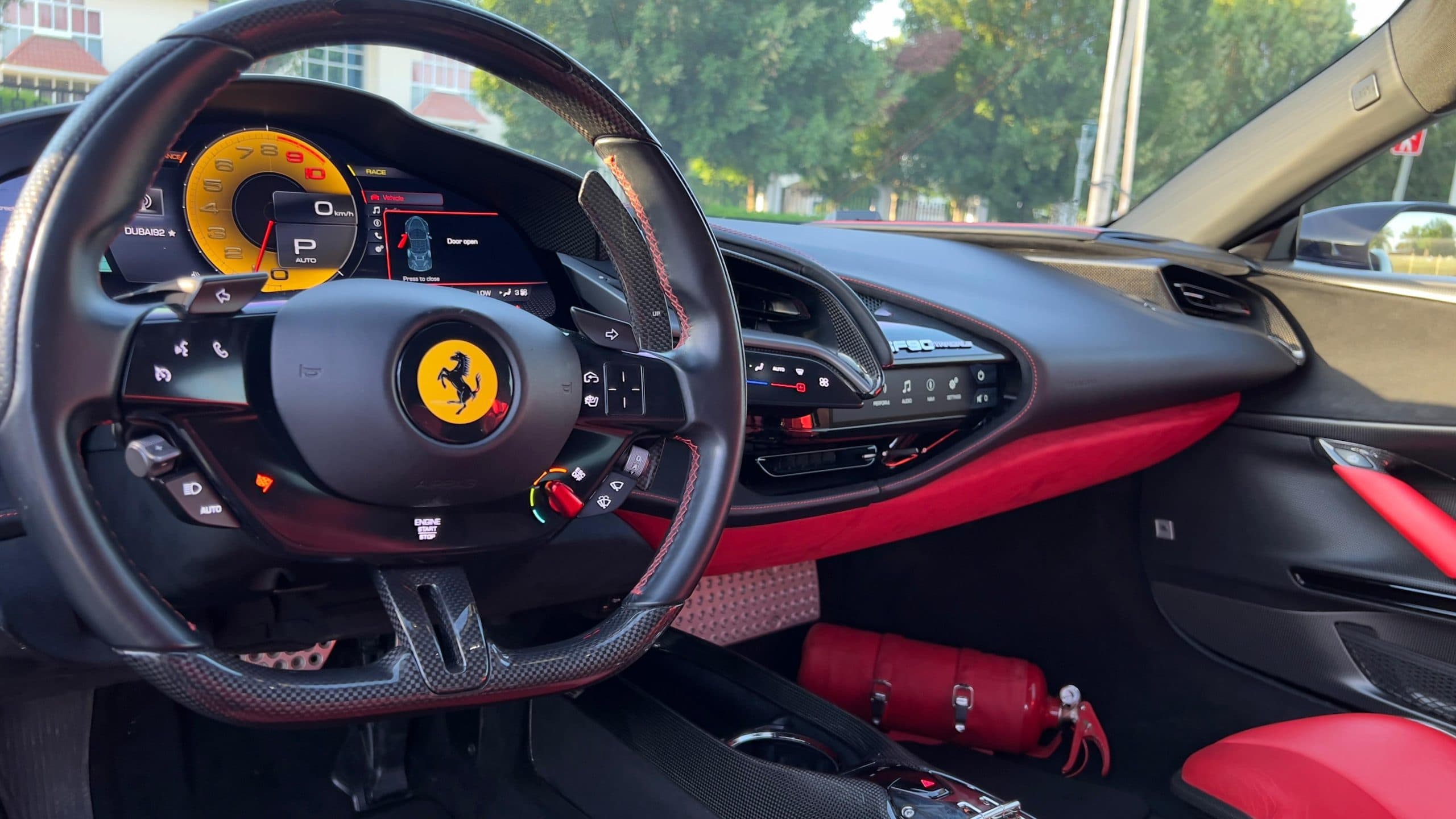 Rent Ferrari SF90 Car in Dubai gallery photo 4