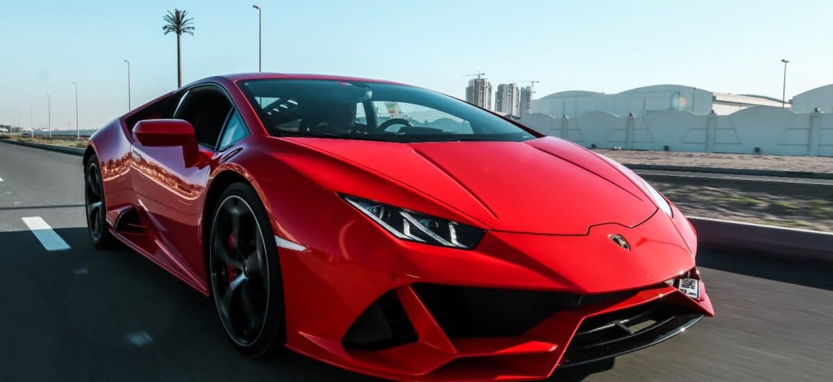 Rent Convertible Lamborghini Huracan Evo in Dubai