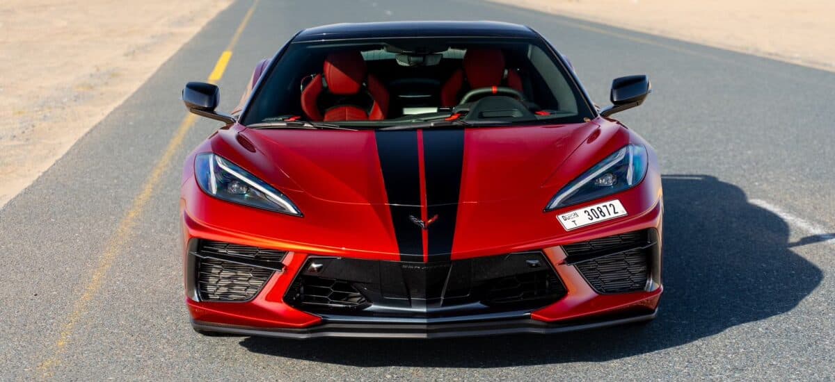 Rent Convertible Chevrolet Corvette in Dubai