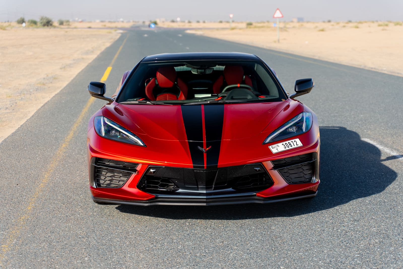 Rent Convertible Chevrolet Corvette in Dubai gallery photo 1