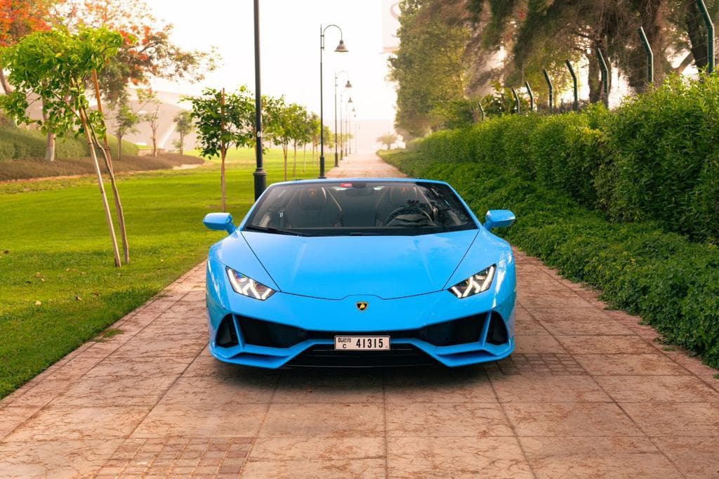 Rent Lamborghini Huracan Evo Dubai gallery photo 2