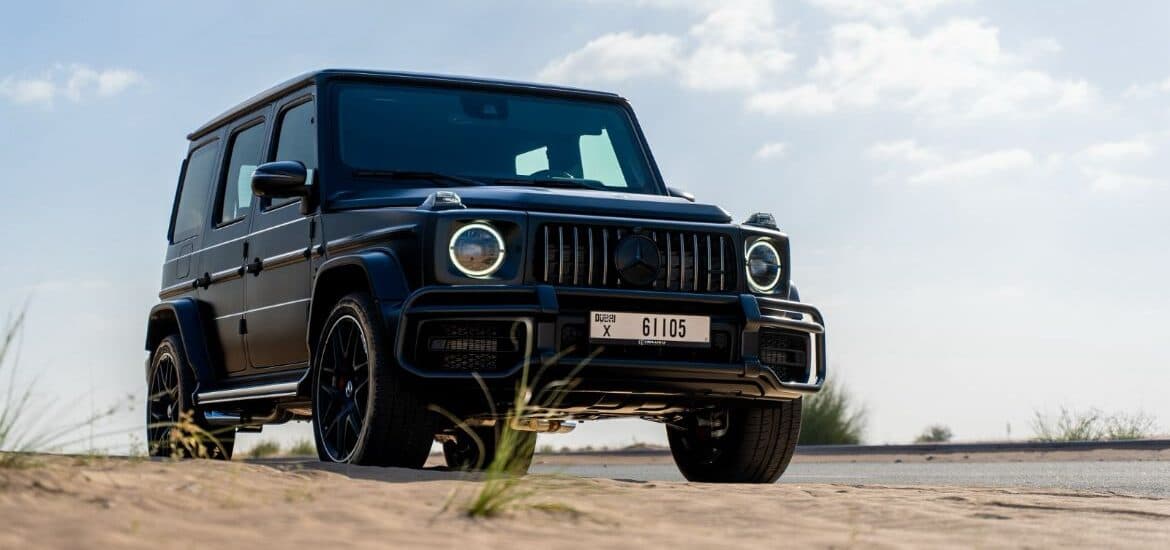 Rent Mercedes G63 Black Edition Dubai