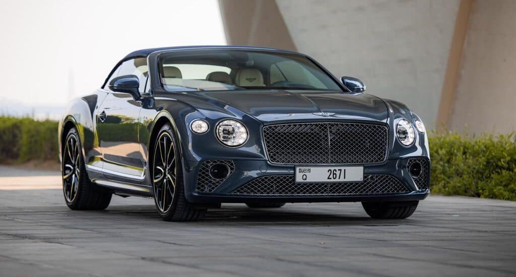 Rent Bentley GT Continental Convertible in Dubai