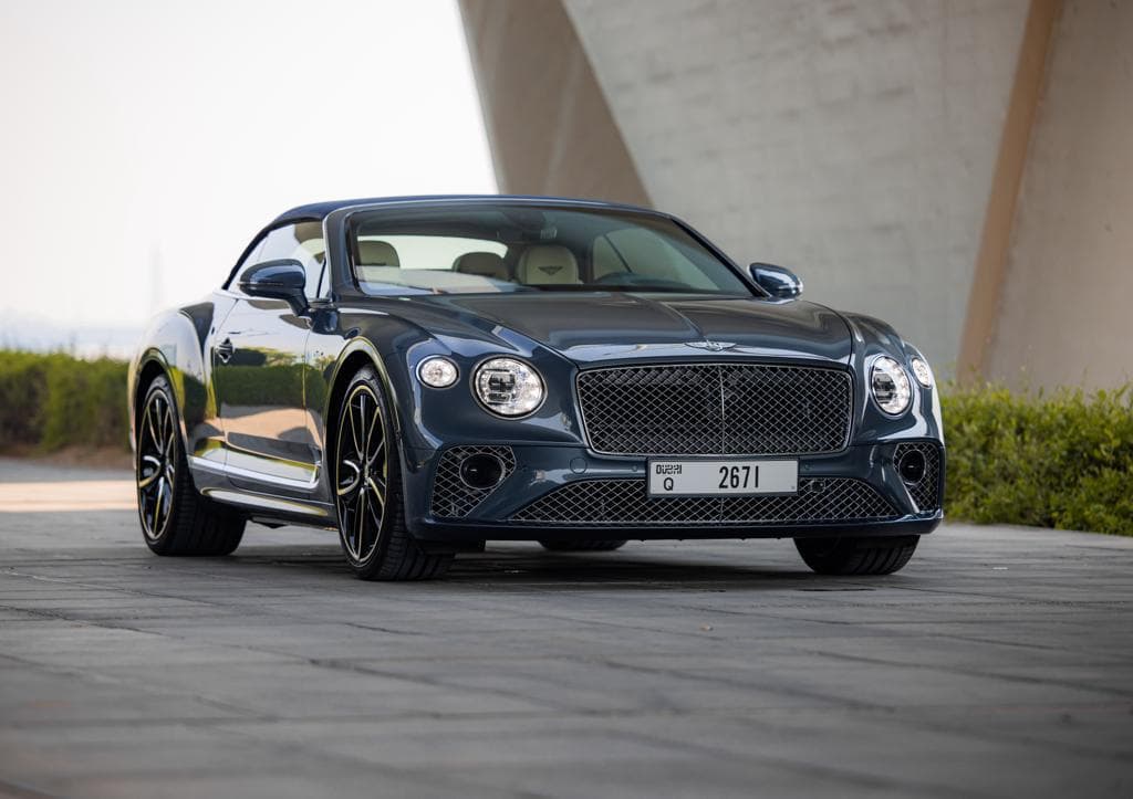 Rent Bentley GT Continental Convertible in Dubai gallery photo 1
