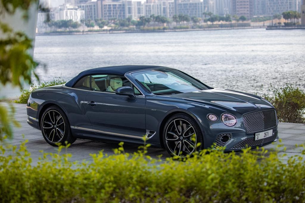 Rent Bentley GT Continental Convertible in Dubai gallery photo 2