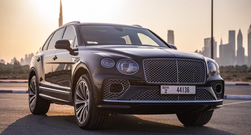 Rent Black Bentley Bentayga in Dubai