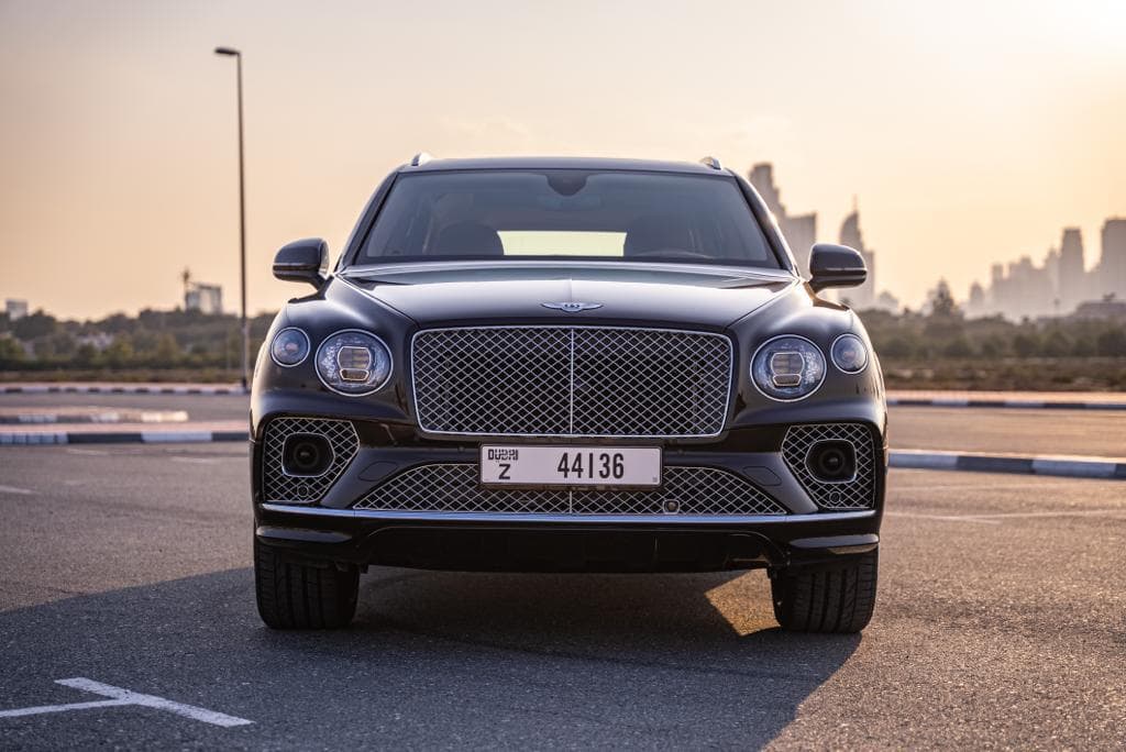 Rent Black Bentley Bentayga in Dubai gallery photo 2