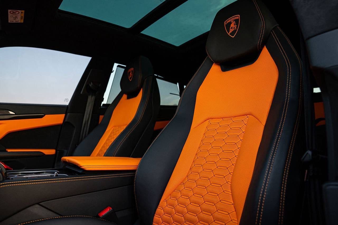 Rent Lamborghini Urus Orange in Dubai gallery photo 3