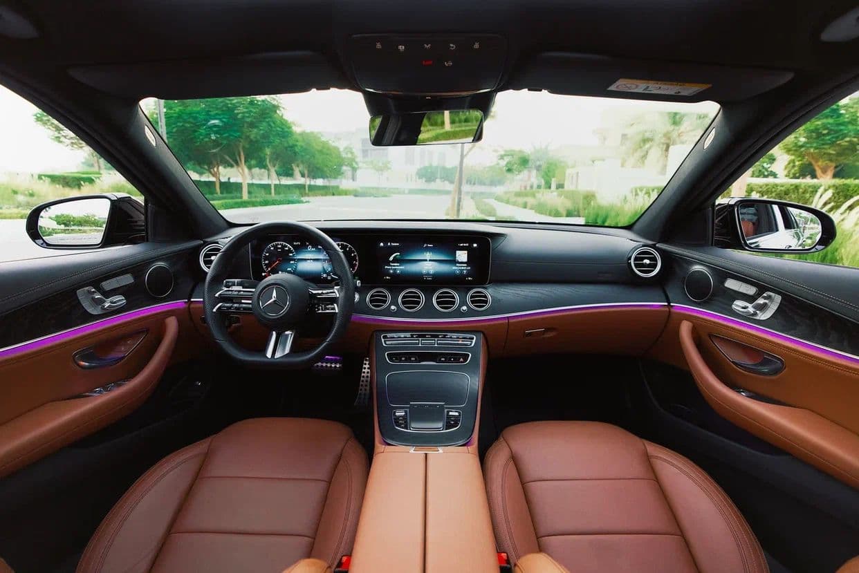 Rent Mercedes E300 in Dubai gallery photo 4