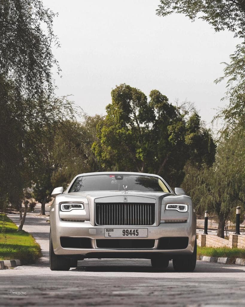 Rent Rolls Royce Ghost Car in Dubai gallery photo 2