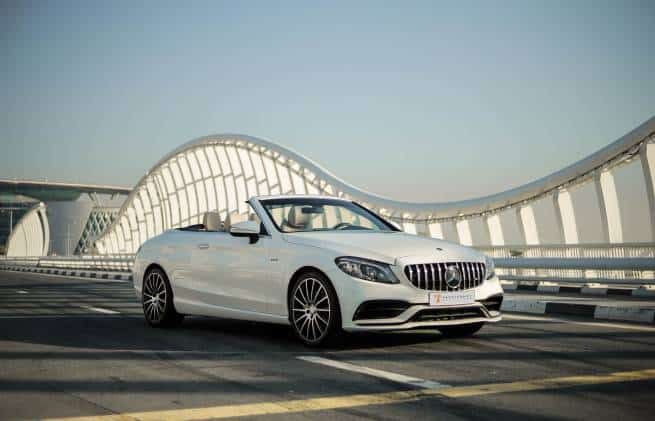 Rent Mercedes C300 in Dubai