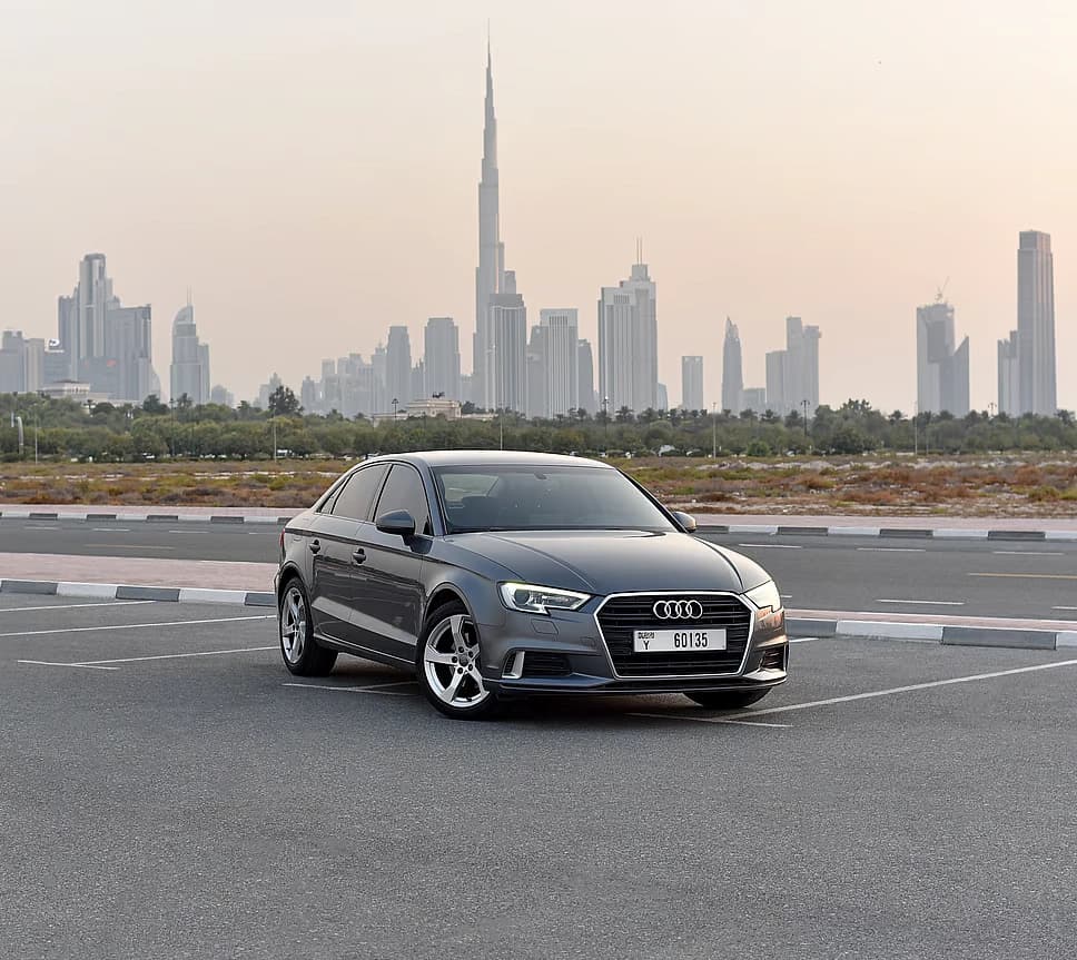 Audi A3 Rental in Dubai gallery photo 1