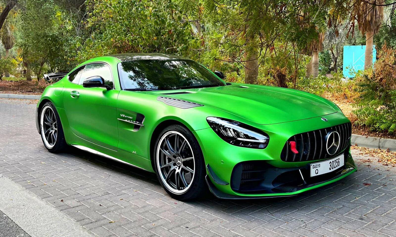 Rent Mercedes AMG GTR Pro in Dubai gallery photo 1