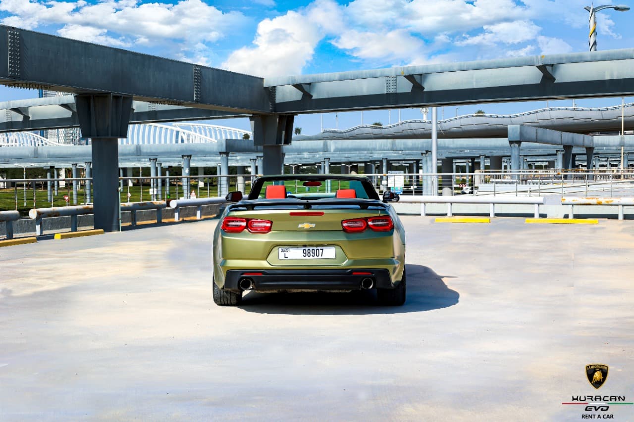 Rent Chevrolet Camaro Convertible in Dubai gallery photo 4