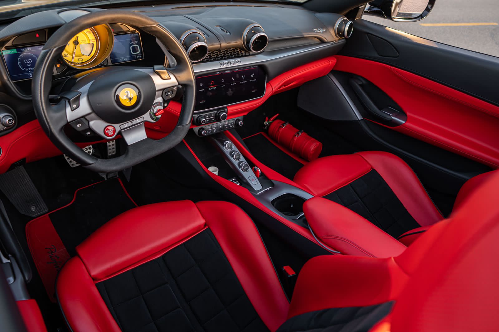 Rent Ferrari Portofino Car in Dubai gallery photo 3