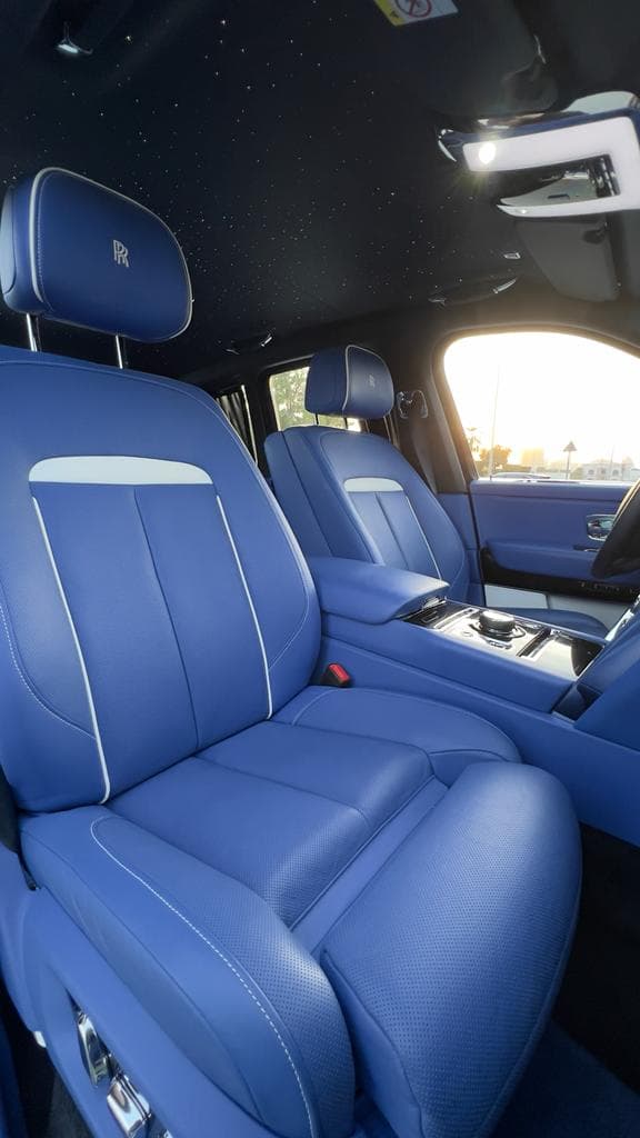 Rent White Rolls Royce Cullinan Dubai gallery photo 3