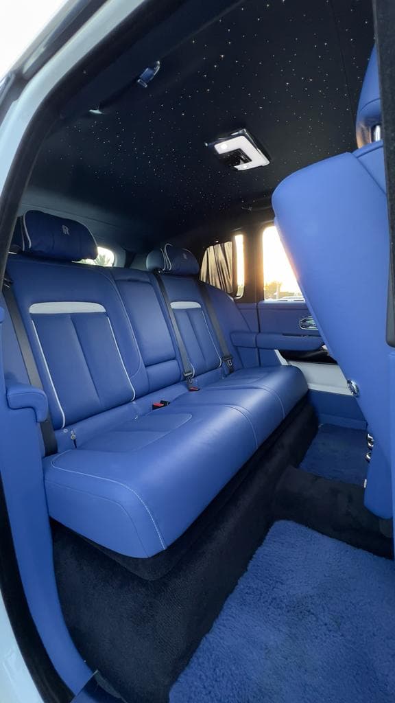 Rent White Rolls Royce Cullinan Dubai gallery photo 4