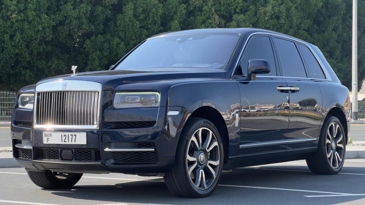 Rent Rolls Royce Cullinan Black in Dubai gallery photo 1