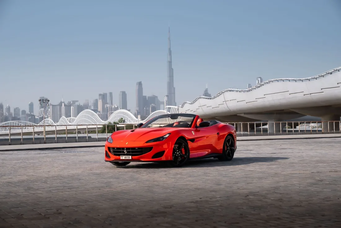 Ferrari Portofino rental listing