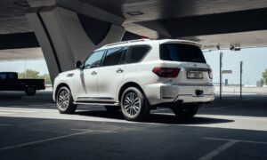 Rent Nissan Patrol White in Dubai