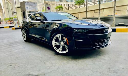 Rent Convertible Chevrolet Camaro SS V8 Dubai