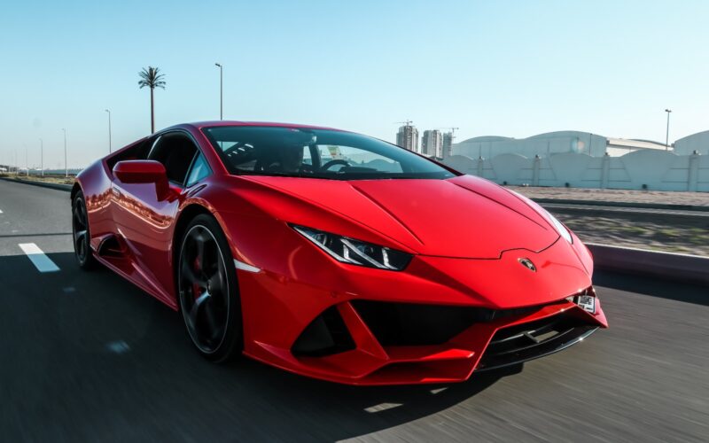 Rent Convertible Lamborghini Huracan Evo in Dubai