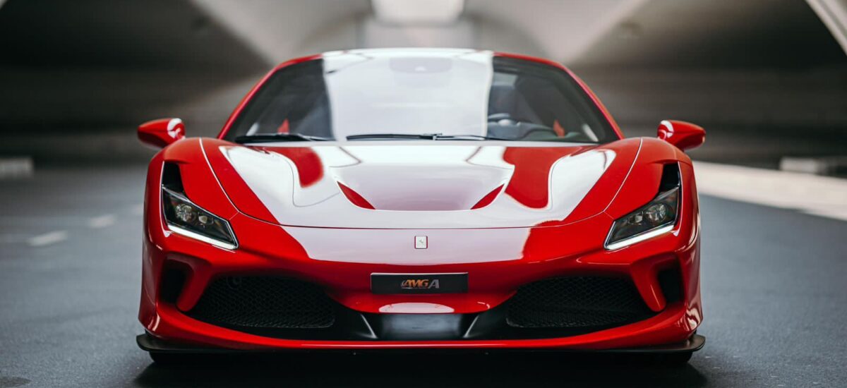 Rent Ferrari F8 Car in Dubai