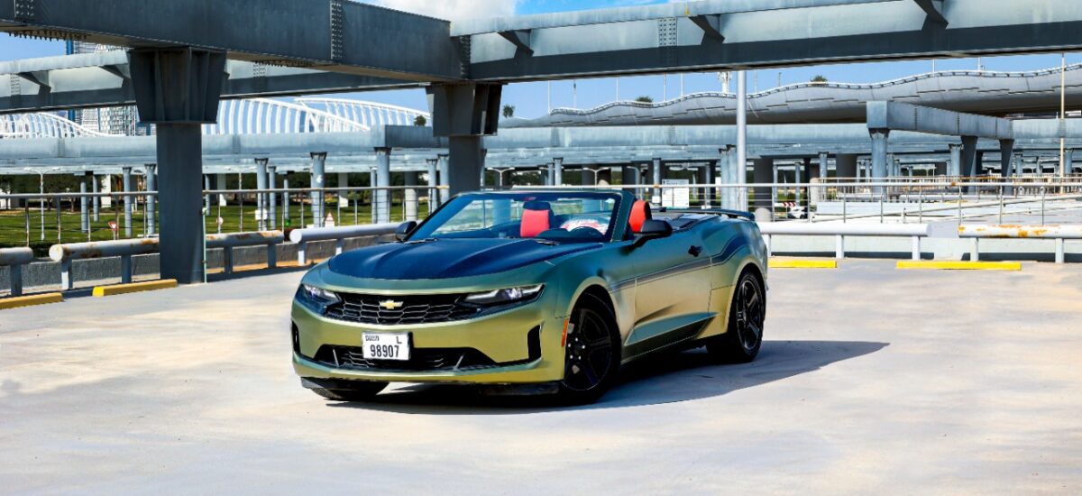 Rent Chevrolet Camaro Convertible in Dubai