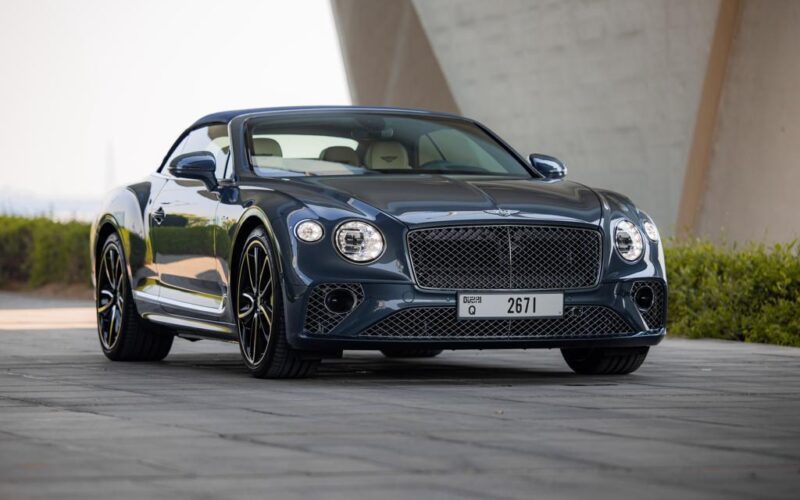 Rent Bentley GT Continental Convertible in Dubai