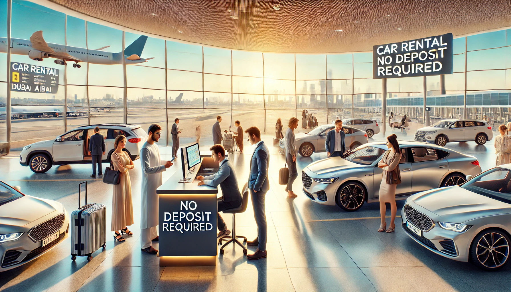 Car Rental in Dubai Airport Without Deposit